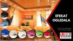 Elasticni plafoni Franstudio, Beograd, efekat ogledala