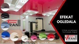 Elasticni plafoni Franstudio, Beograd, efekat ogledala