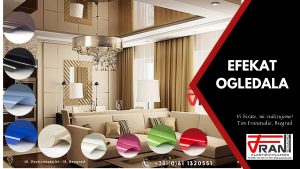 Elasticni plafoni Franstudio, Beograd, efekat ogledala