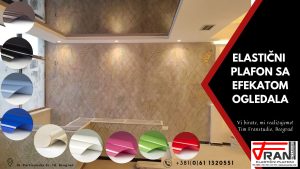 Elasticni plafoni Franstudio, Beograd, efekat ogledala
