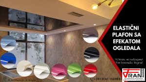 Elasticni plafoni Franstudio, Beograd, efekat ogledala