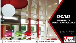 Elasticni plafoni Franstudio, Beograd, efekat ogledala