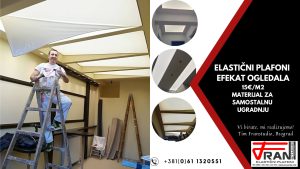 Elasticni plafoni Franstudio, Beograd, efekat ogledala