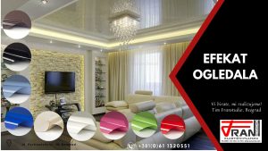 Elasticni plafoni Franstudio, Beograd, efekat ogledala