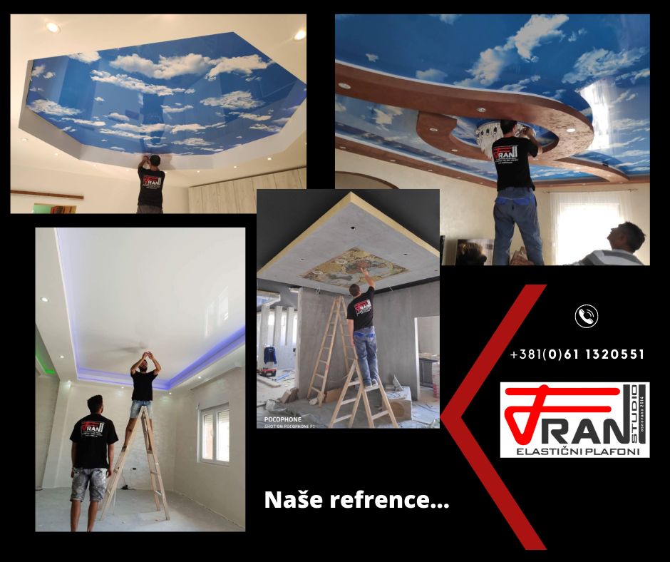 Elastični plafni Franstudio, Beograd - naše reference